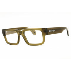 Palm Angels Unisex Eyeglasses - Green Grey Rectangular | STYLE 3 PERJ003C99PLA0015900
