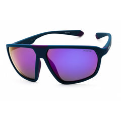Polaroid Core Unisex Sunglasses - Semi Matte Blue Violet Frame | PLD 2142/S 0802 MF
