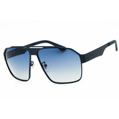 Police Men's Sunglasses - Matt Full Blue Metal Full Rim Aviator Frame | SPLL08M S72P