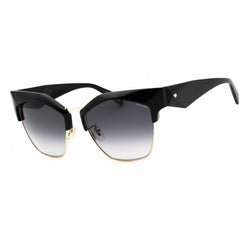 Police Women's Sunglasses - Shiny Black Metal Full Rim Cat Eye Frame | SPLN59 0Z42