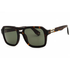 Police Men's Sunglasses - Shiny Havana Acetate Full Rim Square Frame | SPLN65 0722
