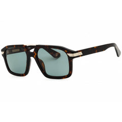Police Men's Sunglasses - Shiny Havana/Grey Acetate Rectangular Frame | SPLP28M 0722