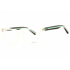 Police Kid's Eyeglasses - Matte Crystal Acetate Full Rim Rectangular | VK049 0881