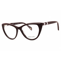 Police Women's Eyeglasses - Shiny Burgundy Acetate Full Rim Cat Eye | VPLL31M 0G96