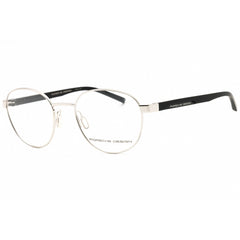 Porsche Men's Eyeglasses - Palladium/Black Stainless Steel Full Rim Frame | P8746 B