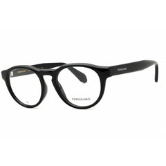 Salvatore Ferragamo Unisex Eyeglasses - Black Injected Propionate Round | SF2987E 001