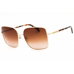 Tous Women's Sunglasses - Shiny Rose Gold Metal Full Rim Square Frame | STO435 0300