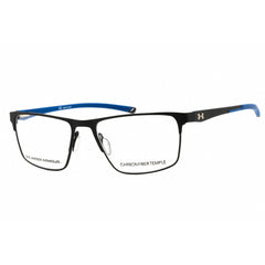 Under Armour Men's Eyeglasses - Matte Black Blue Metal Rectangular | UA 5050/G 00VK 00