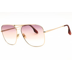 Victoria Beckham Women's Sunglasses - Purple Peach Lens Gold Full Rim | VB217S 728