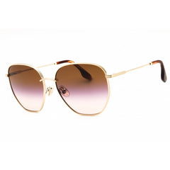 Victoria Beckham Women's Sunglasses - Brown Purple Peach Lens Full Rim | VB219S 729