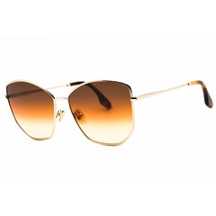 Victoria Beckham Women's Sunglasses - Brown Gradient Lens Gold Frame | VB225S 702