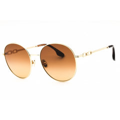 Victoria Beckham Women's Sunglasses - Brown Gradient Lens Gold Frame | VB231S 702