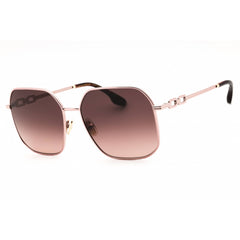 Victoria Beckham Women's Sunglasses - Rose Gradient Lens Rose Square | VB232S 601