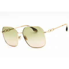 Victoria Beckham Women's Sunglasses - Yellow Gold Full Rim Square Frame | VB232S 756
