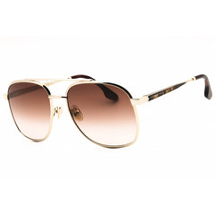 Victoria Beckham Women's Sunglasses - Brown Gradient Lens Metal Aviator | VB233S 702
