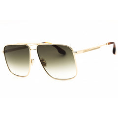 Victoria Beckham Women's Sunglasses - Khaki Lens Gold Metal Pilot Frame | VB240S 700
