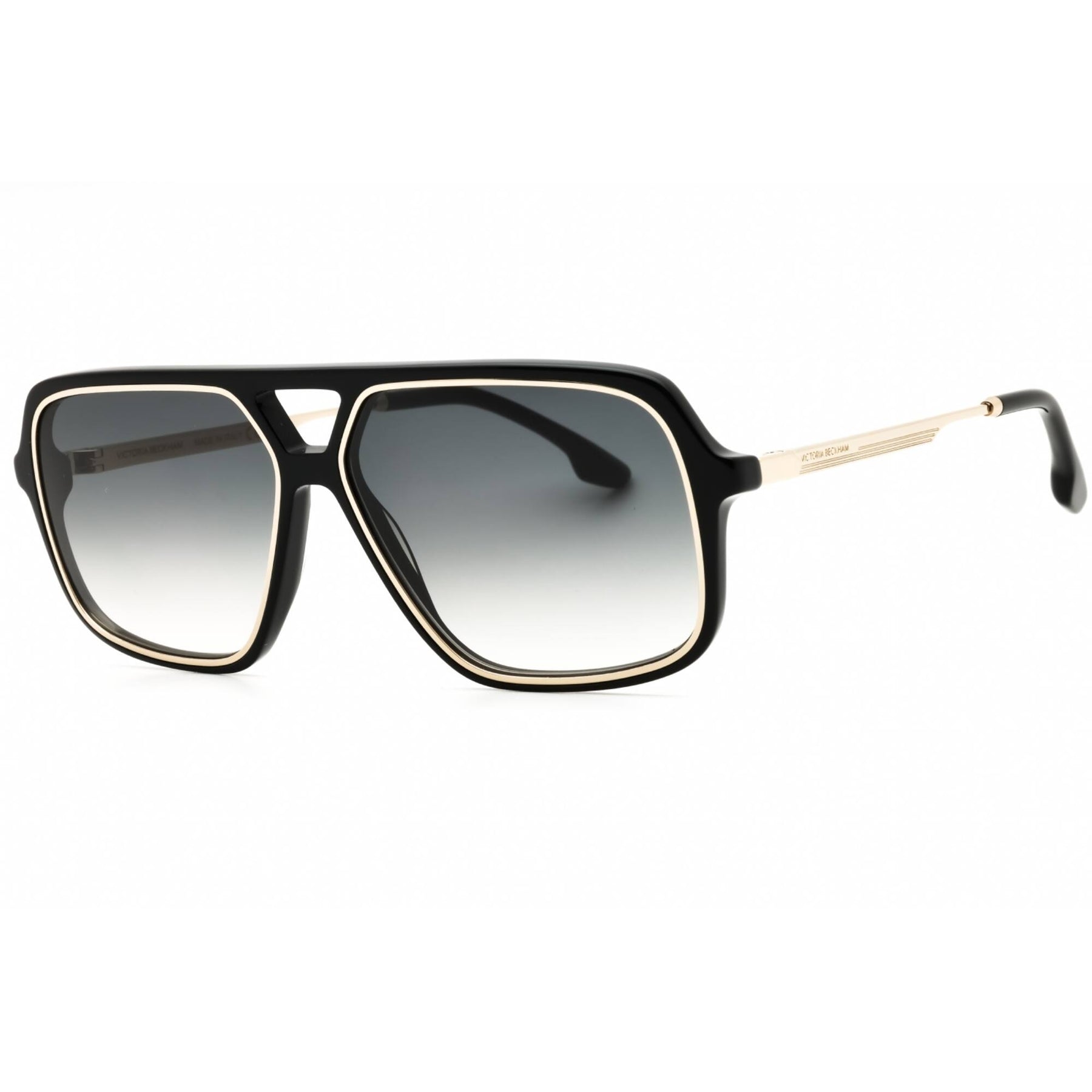 Victoria Beckham Black Frame Sunglasses with Gray Lenses Victoria Beckham Women main image 2