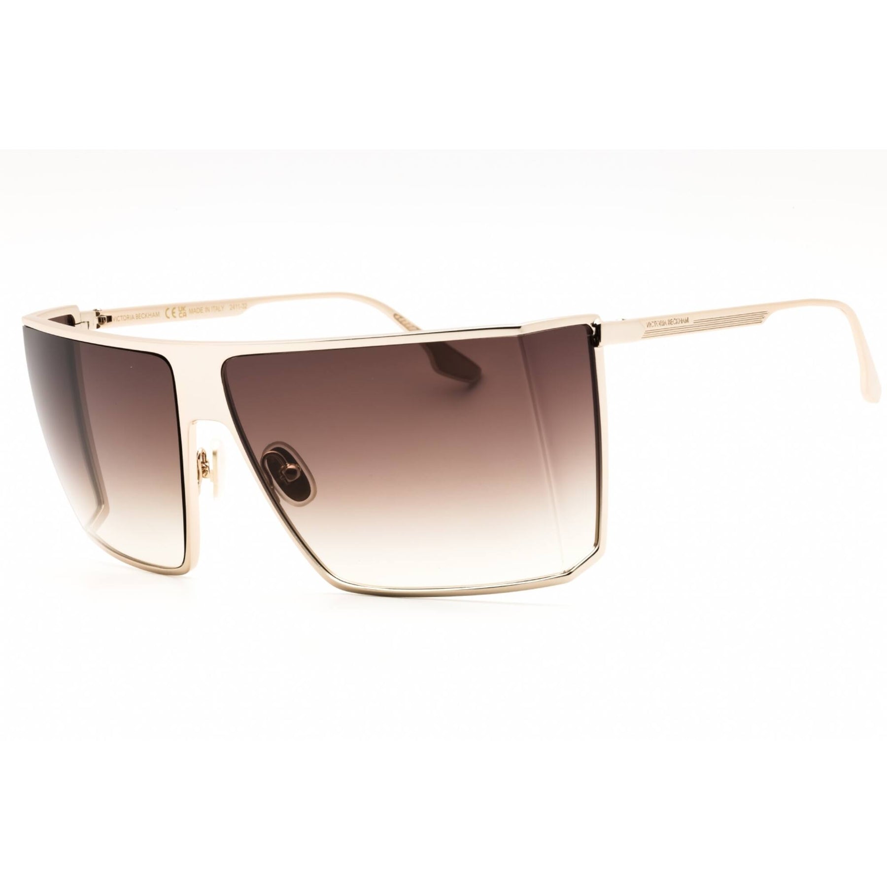 Victoria Beckham Gold Metal Women\'s Sunglasses Amazon.com: Victoria Beckham VB204S Combi Navigator 713 60  main image 4