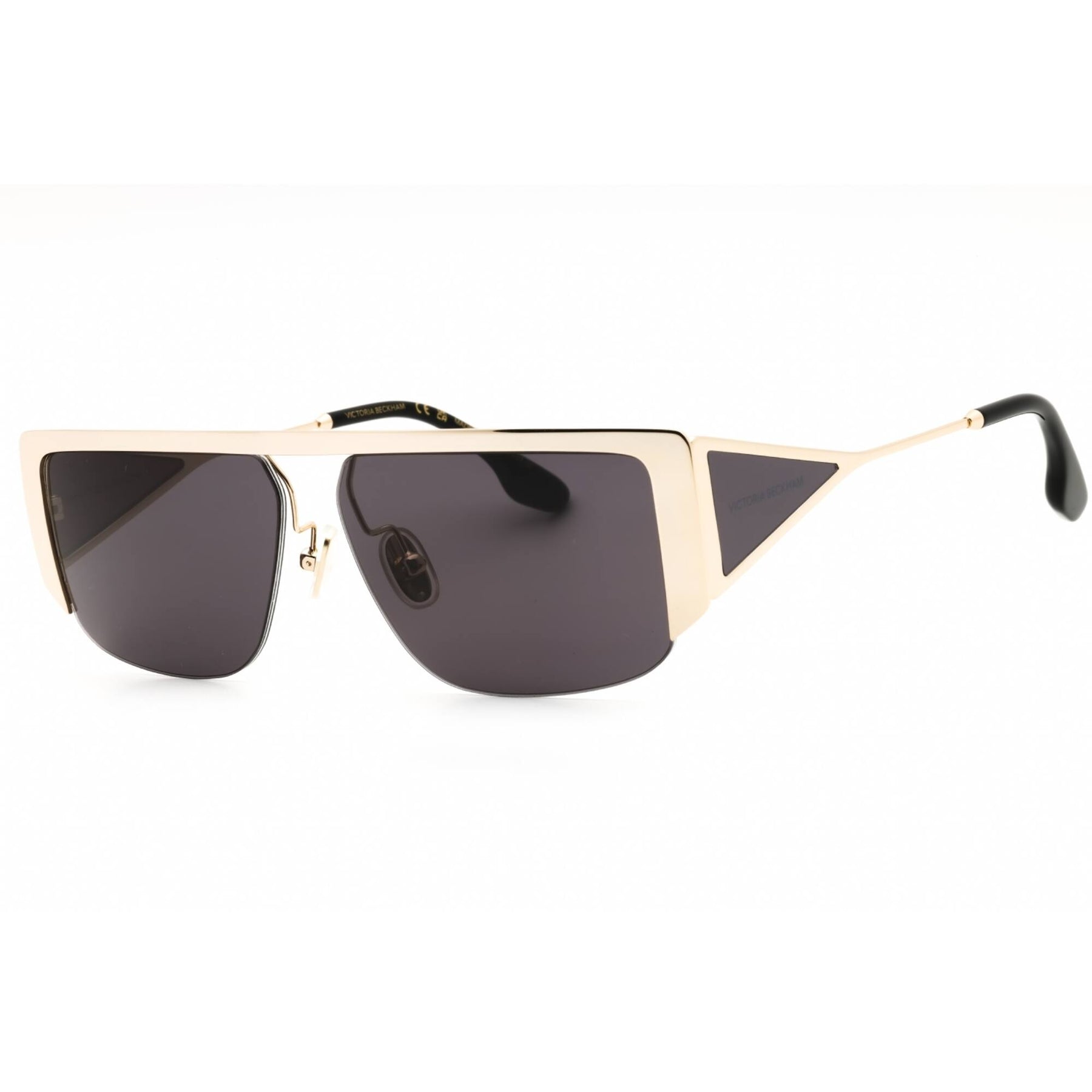 Victoria Beckham Gold Metal Women\'s Sunglasses Amazon.com: Victoria Beckham VB204S Combi Navigator 713 60  main image 3
