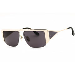 Victoria Beckham Women's Sunglasses - Grey Lens Gold Metal Rectangular | VB250S 714
