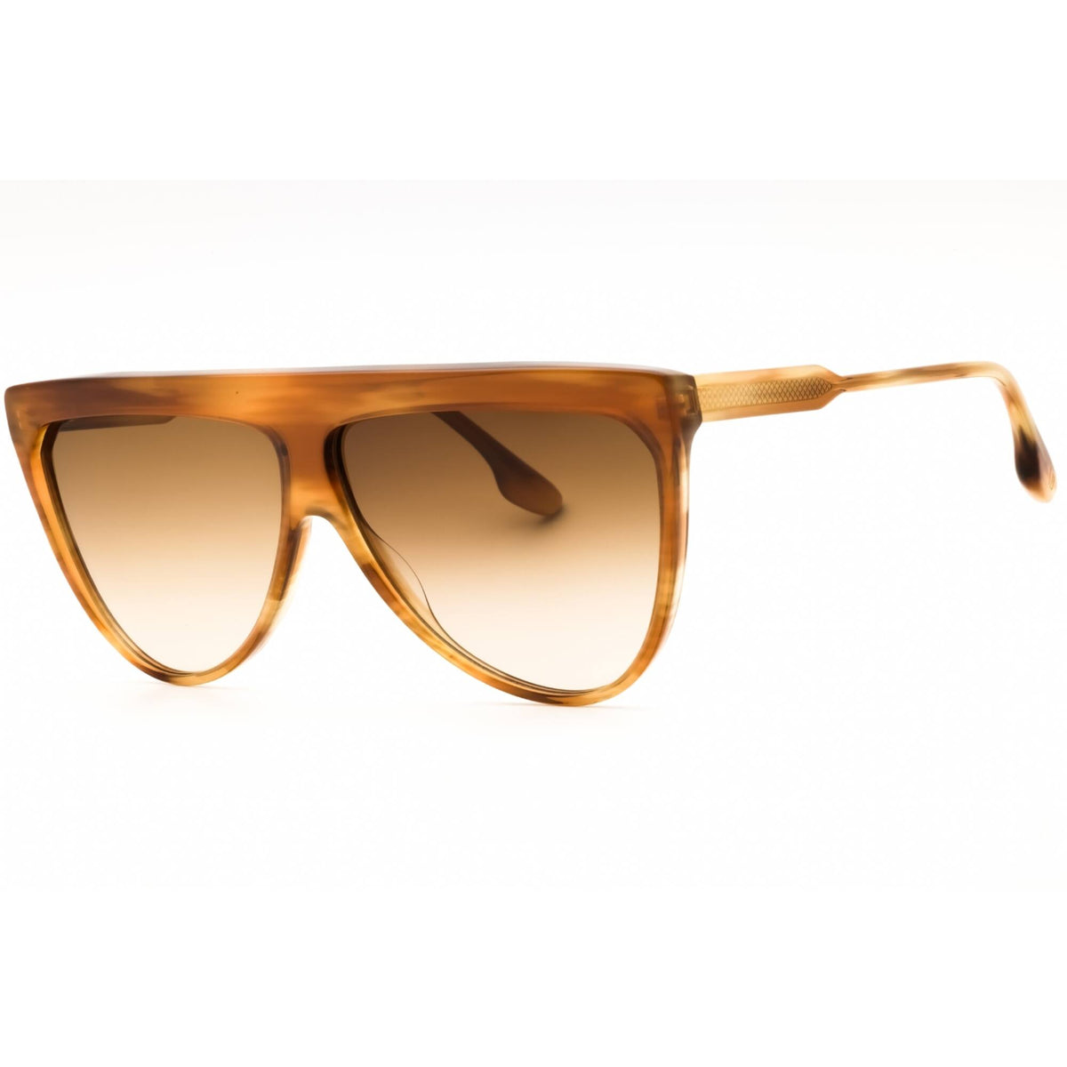 Victoria Beckham VB619S 005 Shield Sunglasses – Black/Tortoise/Brown Gradient Brown Women main image 3