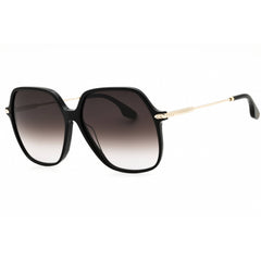 Victoria Beckham Women's Sunglasses - Grey Gradient Lens Black Oversized | VB631S 001