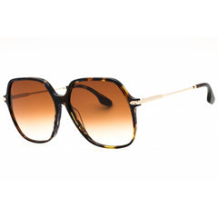 Victoria Beckham Women's Sunglasses - Havana Blue Acetate Full Rim Frame | VB631S 418