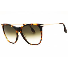 Victoria Beckham Women's Sunglasses - Vintage Havana Full Rim Cat Eye | VB636S 221