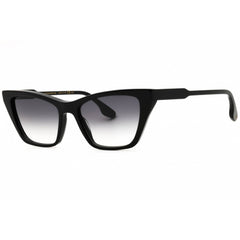 Victoria Beckham Women's Sunglasses - Grey Gradient Lens Black Cat Eye | VB638S 001