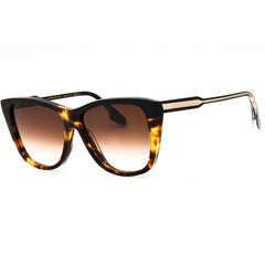 Victoria Beckham Women's Sunglasses - Black/Tortoise Full Rim Cat Eye | VB639S 005