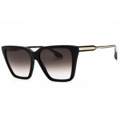 Victoria Beckham Women's Sunglasses - Grey Gradient Lens Black Frame | VB655S 001