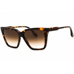 Victoria Beckham Women's Sunglasses - Dark Havana Full Rim Square Frame | VB655S 234