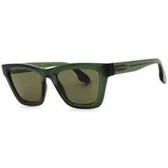 Victoria Beckham Women's Sunglasses - Grey Lens Khaki Full Rim Square | VB656S 316