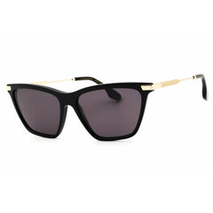 Victoria Beckham Women's Sunglasses - Violet Lens Black Acetate Cat Eye | VB663S 001