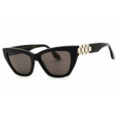 Victoria Beckham Women's Sunglasses - Dark Grey Lens Black Cat Eye Frame | VB668S 001