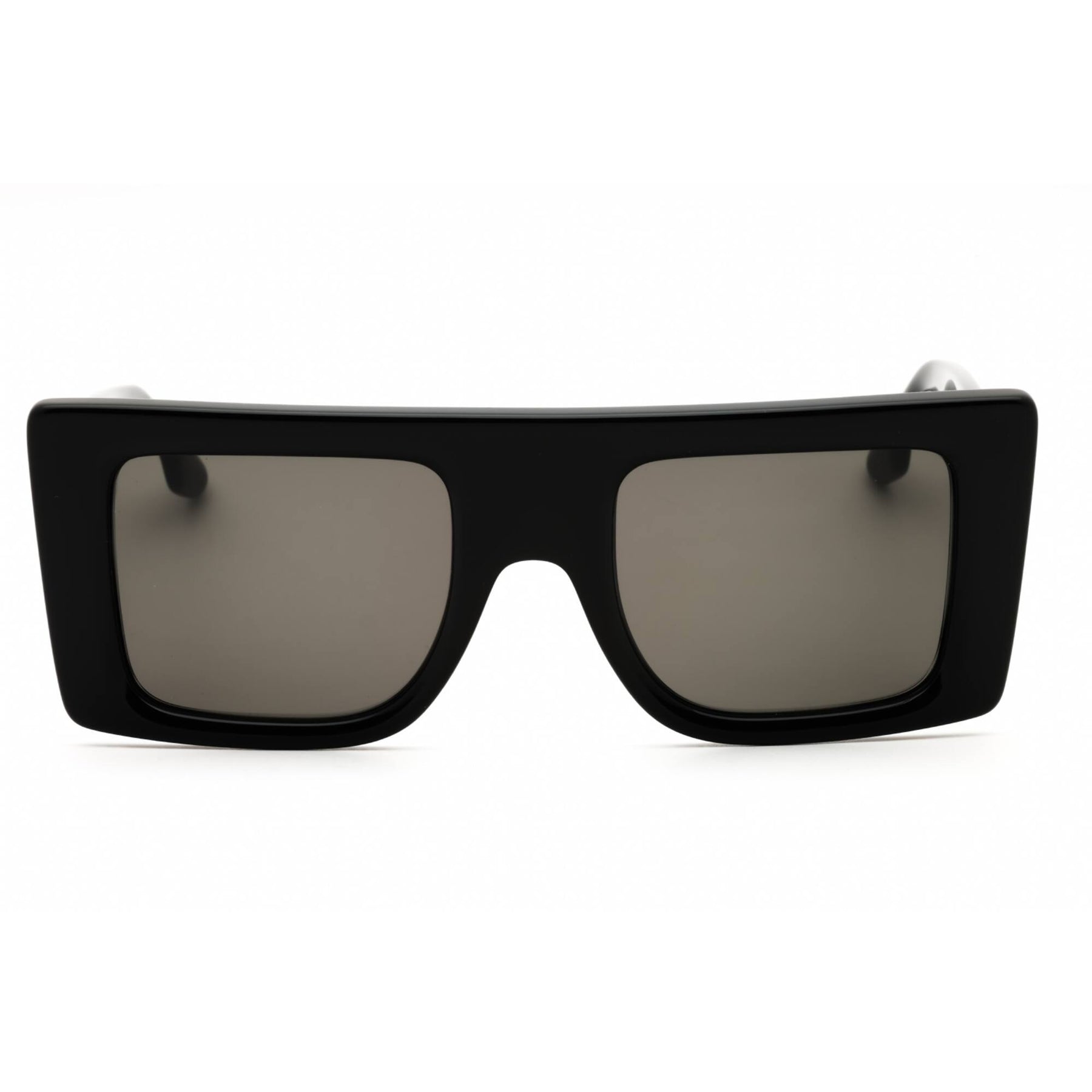 Victoria Beckham VB677S 001 Square Black Sunglasses with Gold Accents Kits.com -- Victoria Beckham VB677S main image 4