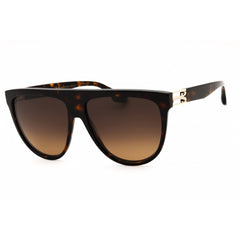 Victoria Beckham Women's Sunglasses - Dark Havana Full Rim Browline Frame | VB680S 234