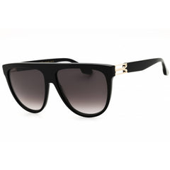 Victoria Beckham Women's Sunglasses - Grey Gradient Lens Black Browline | VB680S 001