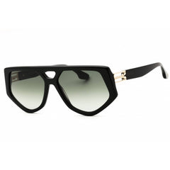 Victoria Beckham Women's Sunglasses - Metallic Forest Green Acetate Frame | VB681S 305