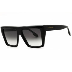 Victoria Beckham Women's Sunglasses - Grey Gradient Lens Black Full Rim | VB686S 001
