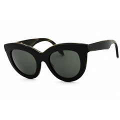 Victoria Beckham Women's Sunglasses - Black Full Rim Cat Eye | VBS103 LAYERED CAT C06