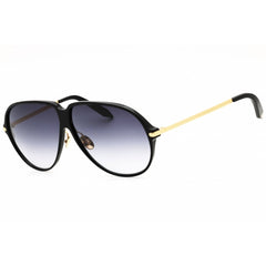 Victoria Beckham Women's Sunglasses - Smoke Lens Black Full Rim Aviator | VBS140 C04