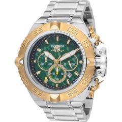 Invicta Men's Watch - Subaqua Noma IV Chrono Green Dial Silver Tone Bracelet | 48197