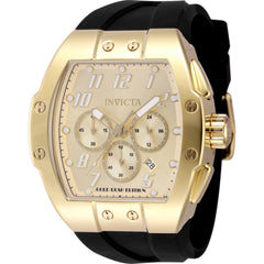Invicta Men's Watch - Invicta Racing Gold Rush Chrono Black Silicone Strap | 48939