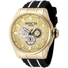 Invicta Men's Watch - Speedway Quartz Chronograph Gold Tone and White Dial | 49056