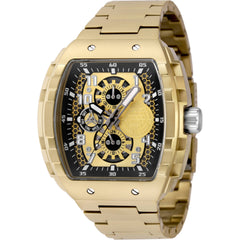 Invicta Men's Watch - Invicta Racing Quartz Yellow Gold Bracelet Day Date | 49066