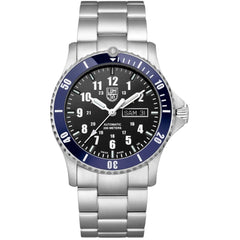 Luminox Men's Watch - Sport Timer Automatic Black Dial Silver Steel Bracelet | XS.Z124