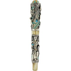 Montegrappa Fountain Pen - My Guardian Angel 18k Yellow Gold Medium Nib | ISCUA3SW