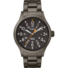 Timex Men's Watch - Allied Quartz Gunmetal Dial Stainless Steel Bracelet | TW2R468009J