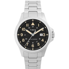 Timex Men's Watch - Expedition North Field Solar Powered Black Dial | TW2V41600JR